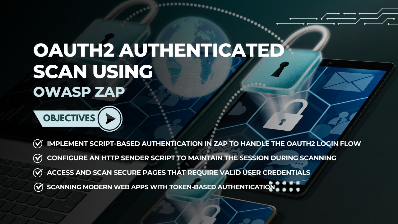 OAuth2 Authenticated Scan Using OWASP ZAP